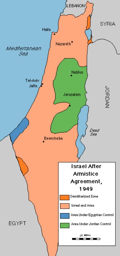 Veroverd gebied Israël