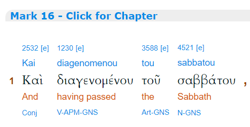 biblehub greek mk 16:1