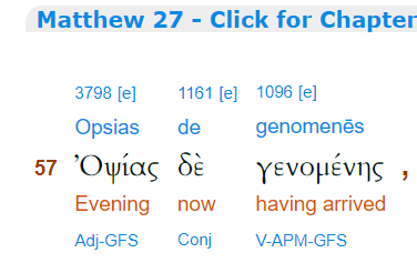 biblehub greek mt 27:57