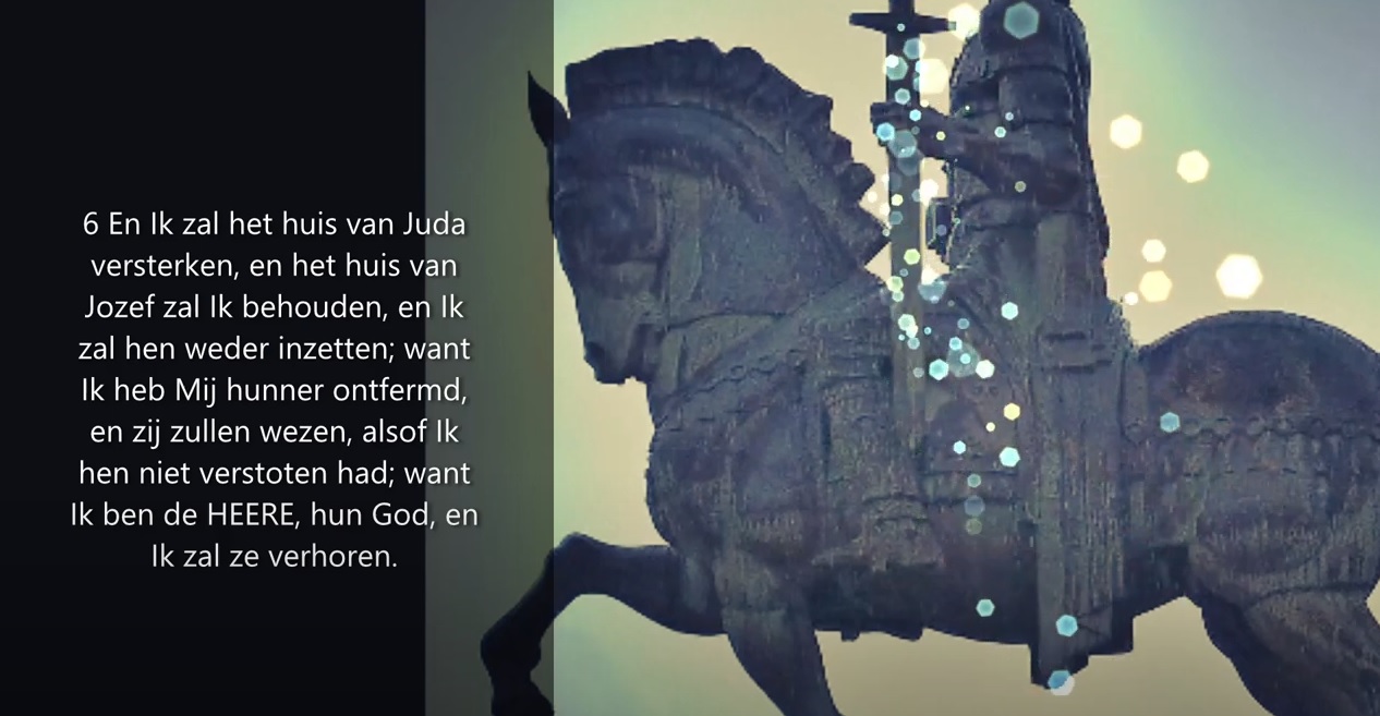 Een cherub die bestaat uit vier wezens